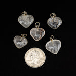 Crystal Heart Pendants | Choose a Stone!