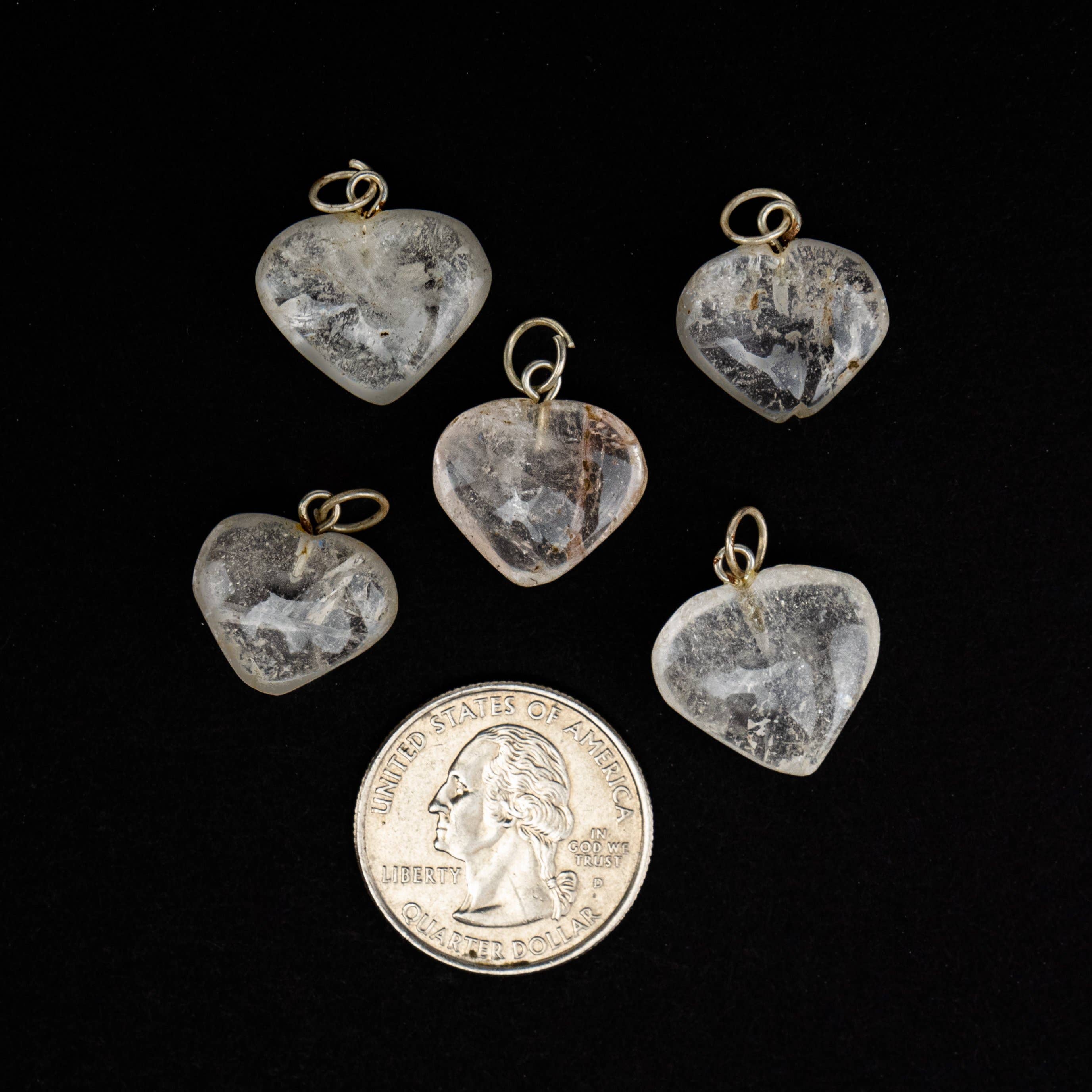 Crystal Heart Pendants | Choose a Stone!