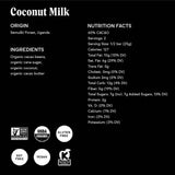 60% Coconut Milk Chocolate Bar