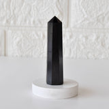 Black Shungite Tower Point (Purification and Inflammation)