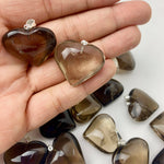 Crystal Heart Pendants | Choose a Stone!