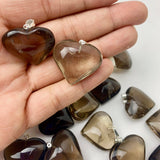 Crystal Heart Pendants | Choose a Stone!