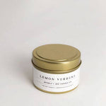 Lemon Verbena 4oz Travel Tin - Soy Candle