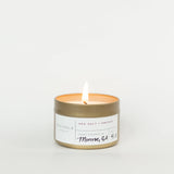 Sea Salt + Orchid Cotton Wick Soy Candle